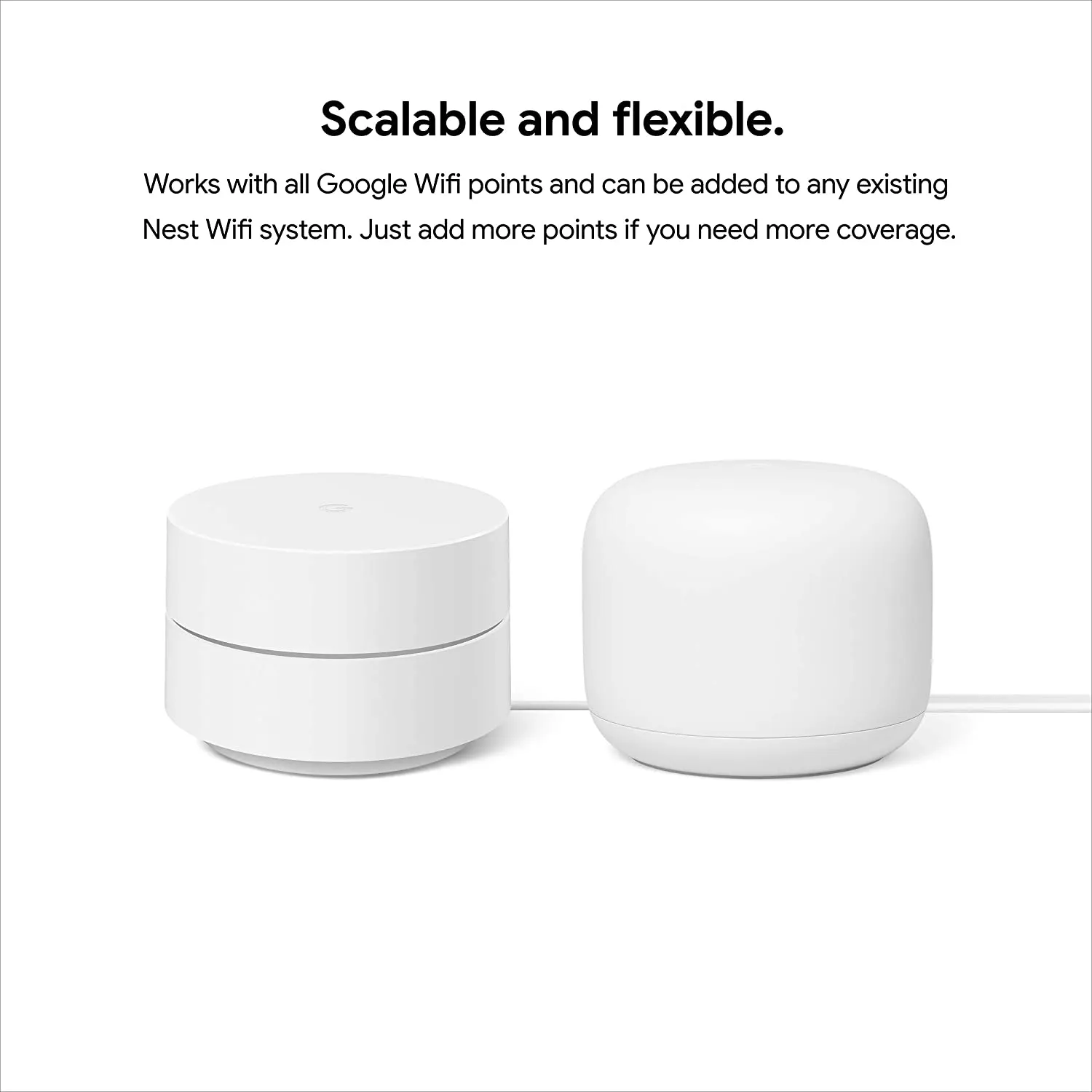 Google Wifi - AC1200 - Mesh WiFi System - Wifi Router - 4500 Sq Ft Coverage - 3 pack