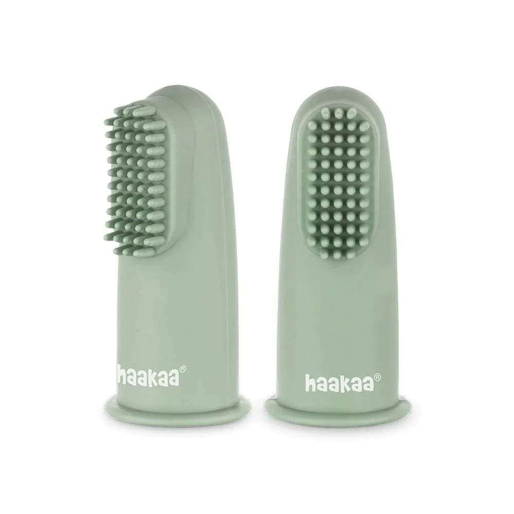 Haakaa Silicone Finger Toothbrush 2 pack