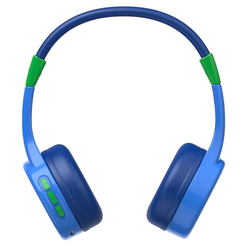 Hama Teens Guard Over-Ear Children's Bluetooth Wireless Headphone - Blue & Green | 480354