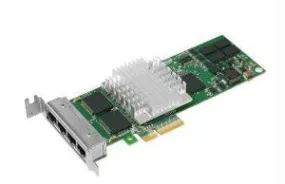 Intel 4x Rj45 1gbps Pci-e X4 3.3w Server Adapter, Full Height- Lp Bracket Bulk