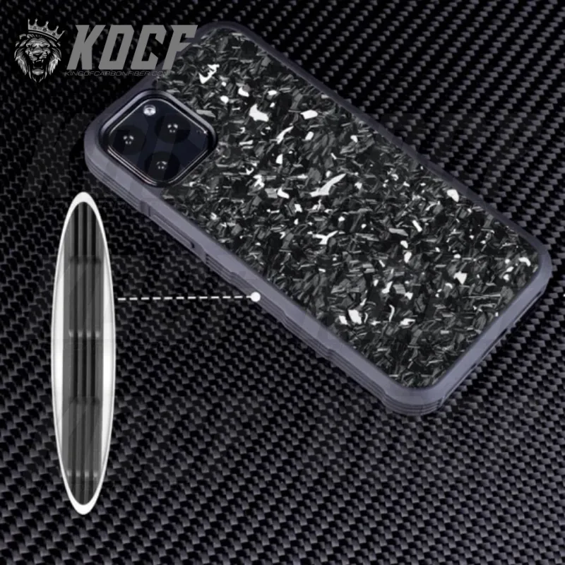 iPhone Forged Carbon Fiber With Flakes for many iPhone's