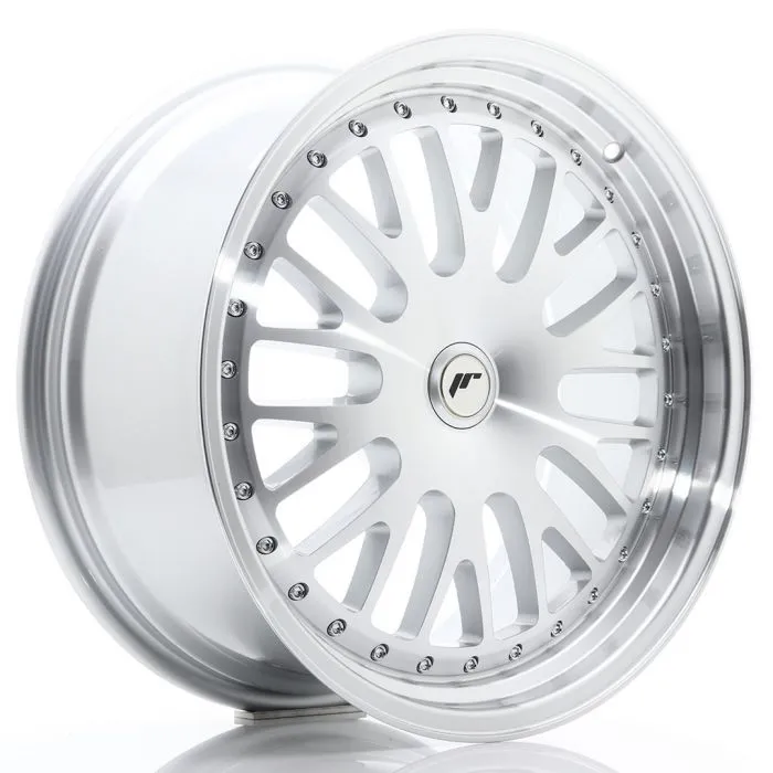 JAPAN RACING - JR WHEELS JR10 19X8.5 ET20-35 CUSTOM PCD MACHINED SILVER