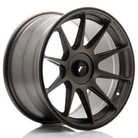 JAPAN RACING - JR WHEELS JR11 17X9 ET25-35 CUSTOM PCD MATT BRONZE