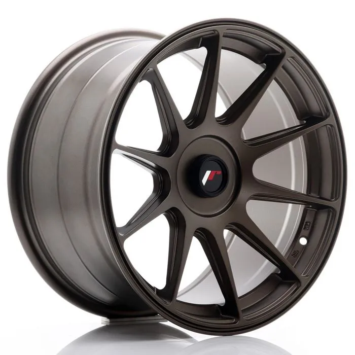 JAPAN RACING - JR WHEELS JR11 17X9 ET25-35 CUSTOM PCD MATT BRONZE