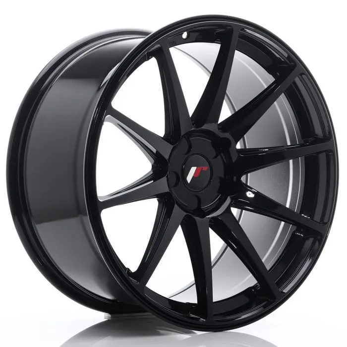 JAPAN RACING - JR WHEELS JR11 20X10 ET20-40 5 STUD CUSTOM PCD GLOSS BLACK