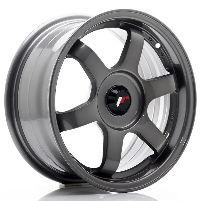 JAPAN RACING - JR WHEELS JR3 15X7 ET35-42 CUSTOM PCD GUNMETAL