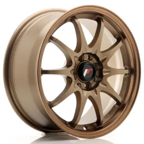 JAPAN RACING - JR WHEELS JR5 16X7 ET30 4X100/108 DARK ANODIZED BRONZE