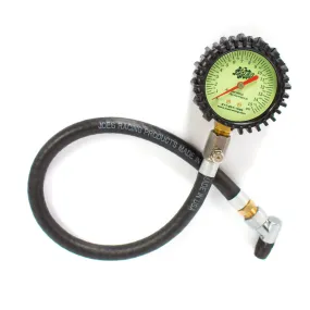 JOES Glow-In-The-Dark Tire Pressure Gauge - 0-15 PSI