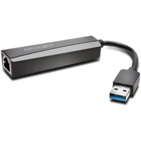 Kensington Ua0000E Usb 3.0 Ethernet Lan Network Adapter Black