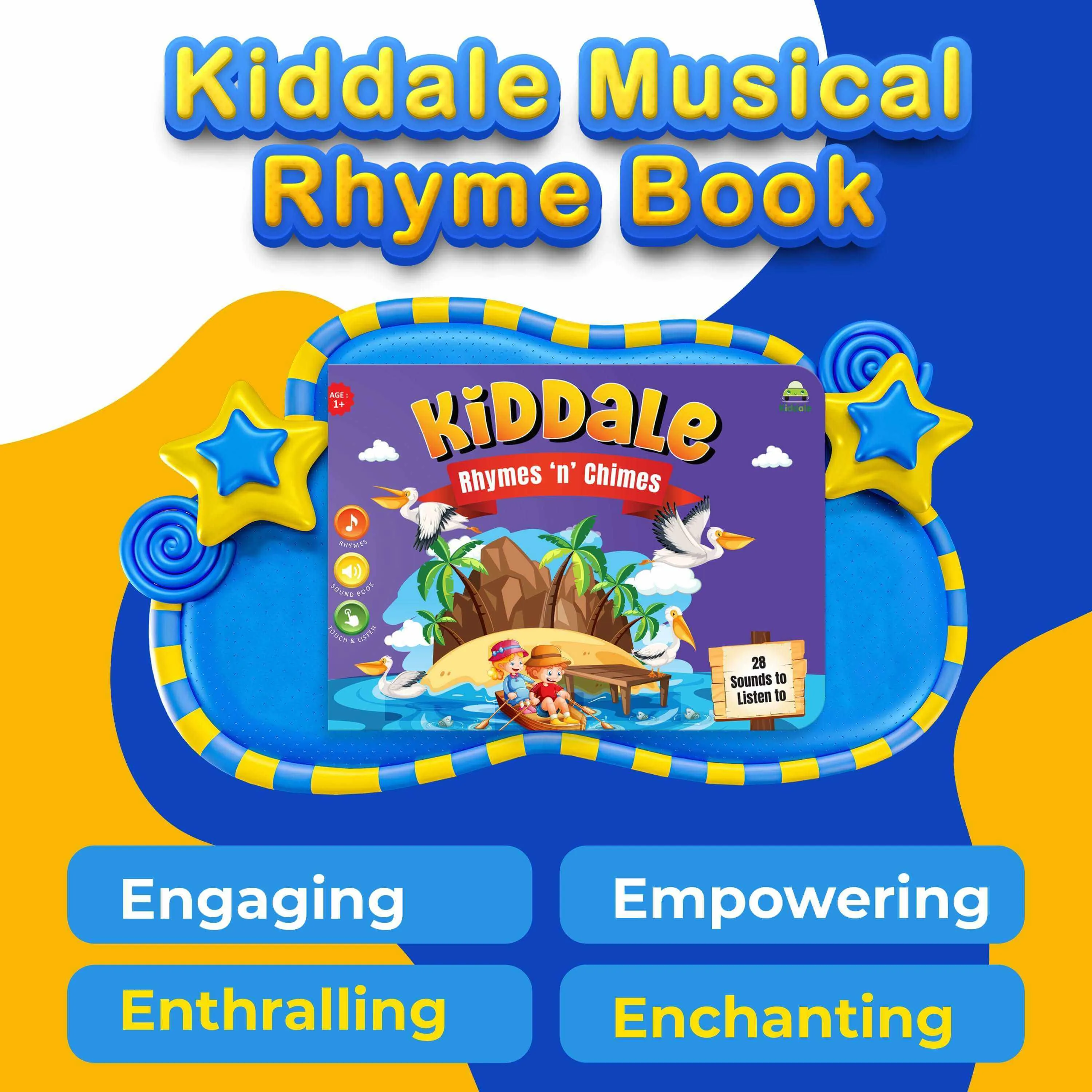 Kiddale English Nursery Rhymes Musical Sound Book for Kids