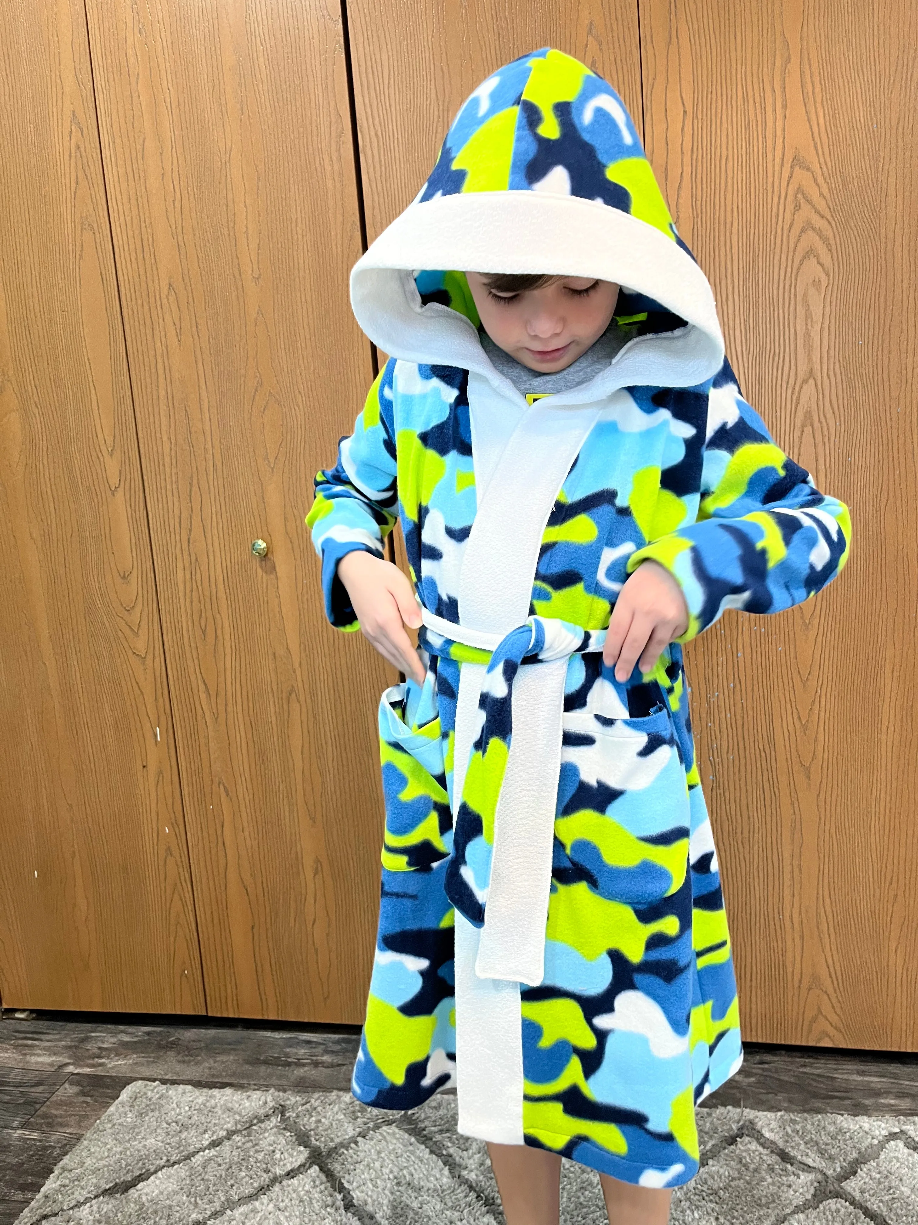 Kids Yvonne Spa Day Robe Pattern (2T-18)