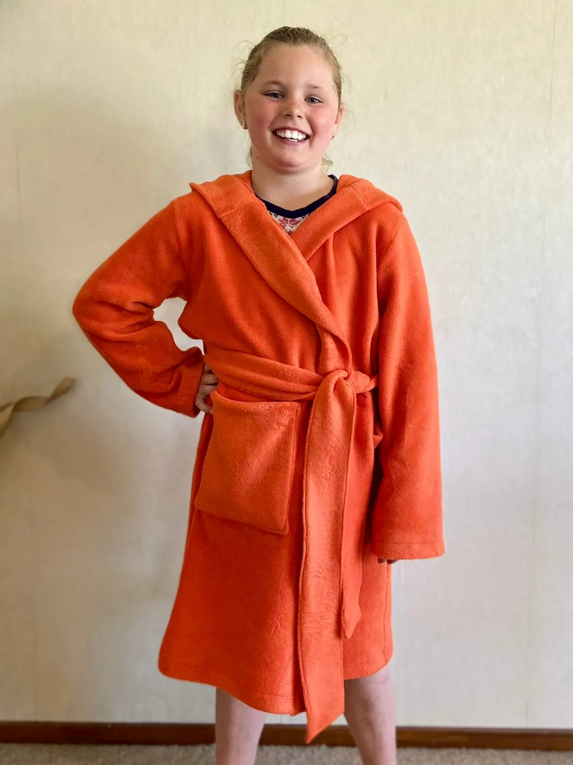 Kids Yvonne Spa Day Robe Pattern (2T-18)