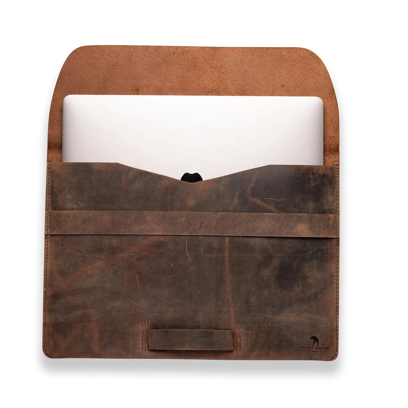 Leather Laptop Sleeve for 13 Inch Laptop Brown - Baxter