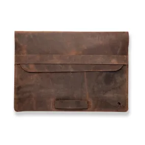 Leather Laptop Sleeve for 13 Inch Laptop Brown - Baxter