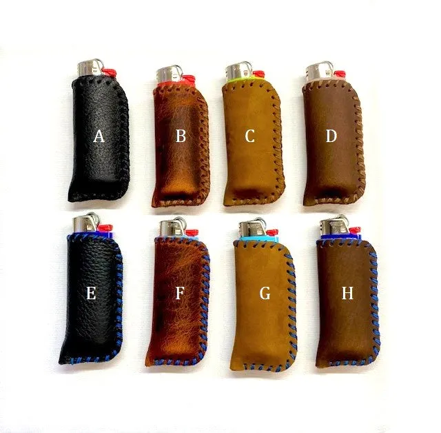 leather lighter cases