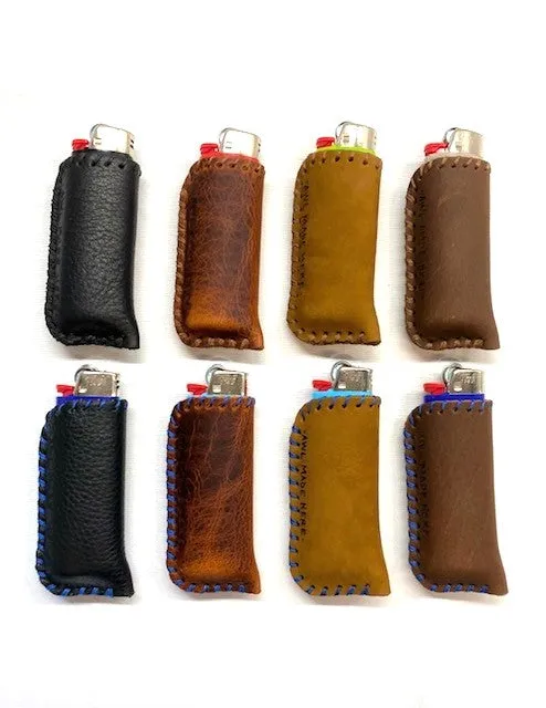 leather lighter cases