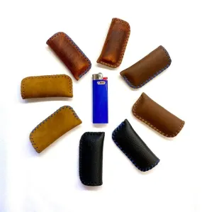 leather lighter cases