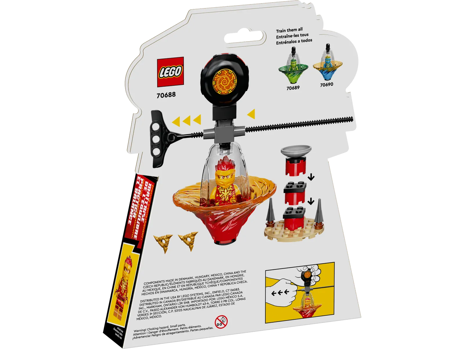 LEGO Ninjago Kai's Spinjitzu Ninja Training 70688