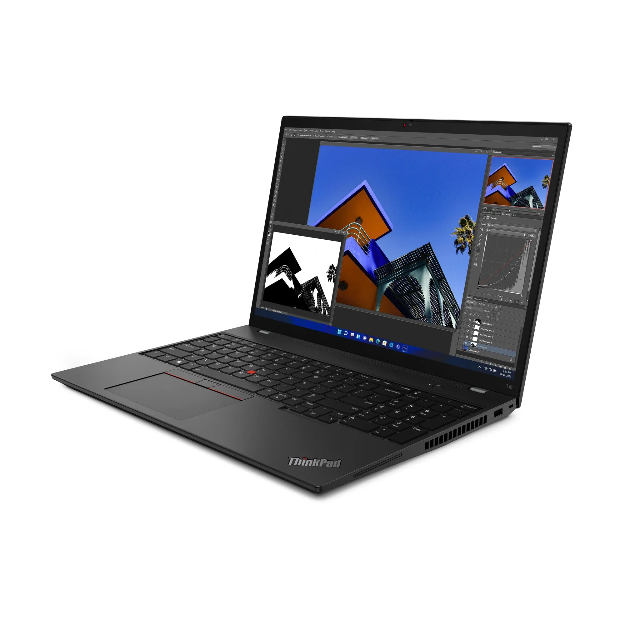 Lenovo ThinkPad T16 Gen 1 (Intel) Intel® Core™ i7 i7-1260P Laptop 40.6 cm (16") WUXGA 16 GB DDR4-SDRAM 512 GB SSD Wi-Fi 6E (802.11ax) Windows 11 Pro Black