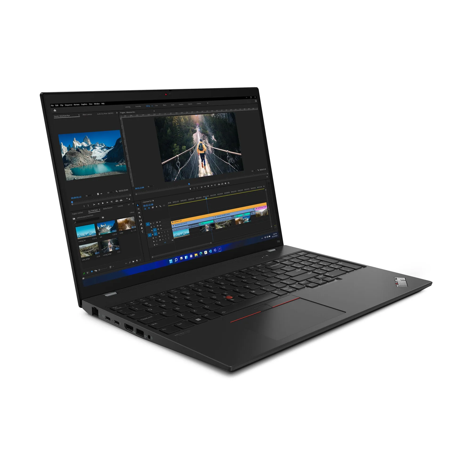 Lenovo ThinkPad T16 Gen 1 (Intel) Intel® Core™ i7 i7-1260P Laptop 40.6 cm (16") WUXGA 16 GB DDR4-SDRAM 512 GB SSD Wi-Fi 6E (802.11ax) Windows 11 Pro Black