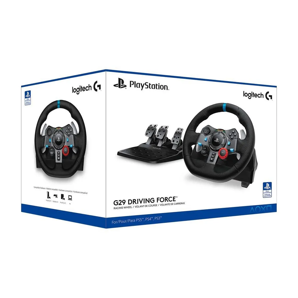 LOGITECH G29 Driving Force Racing Wheel for PS3/PS4/PS5/PC