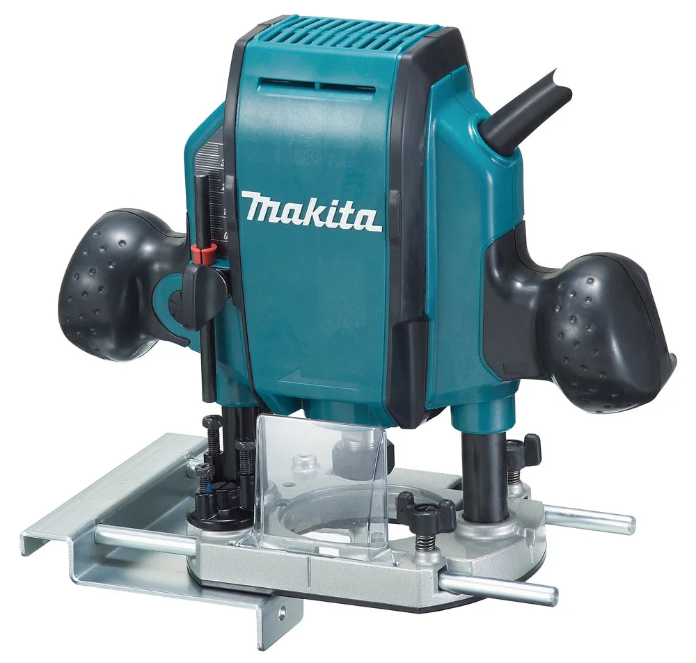 Makita RP0900X/2 Heavy Duty 1/4" or 3/8" Plunge Router 240V In Case