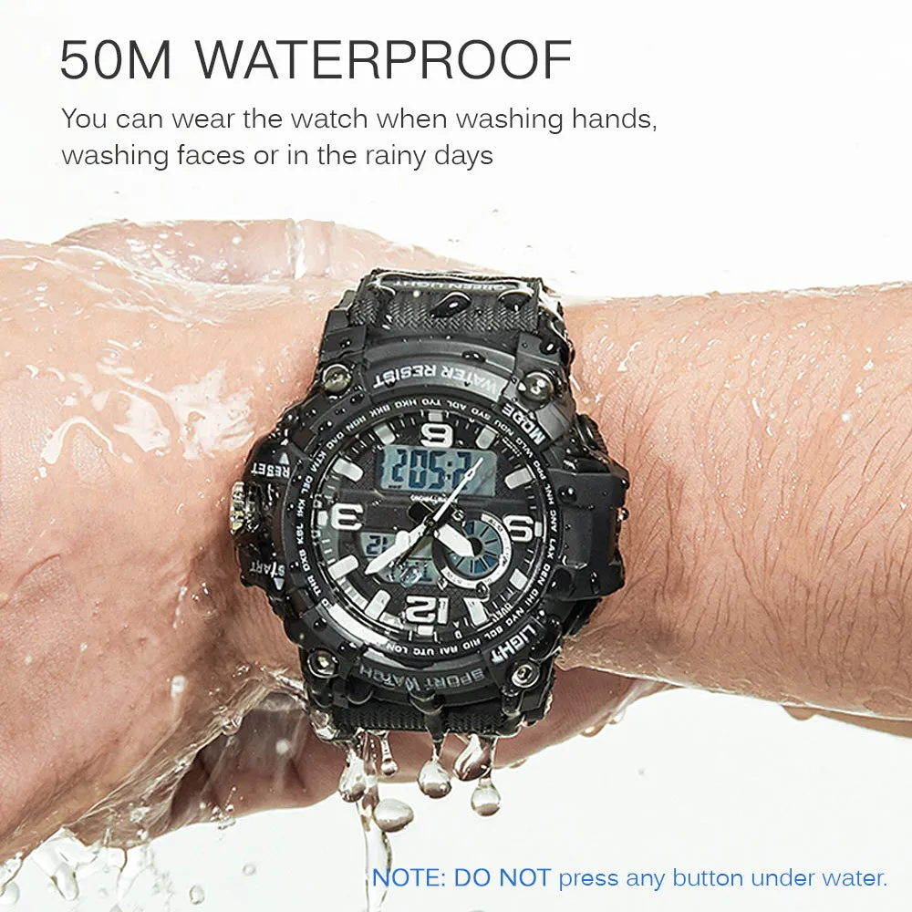 Men Digital Quartz Outdoor Sport Watch