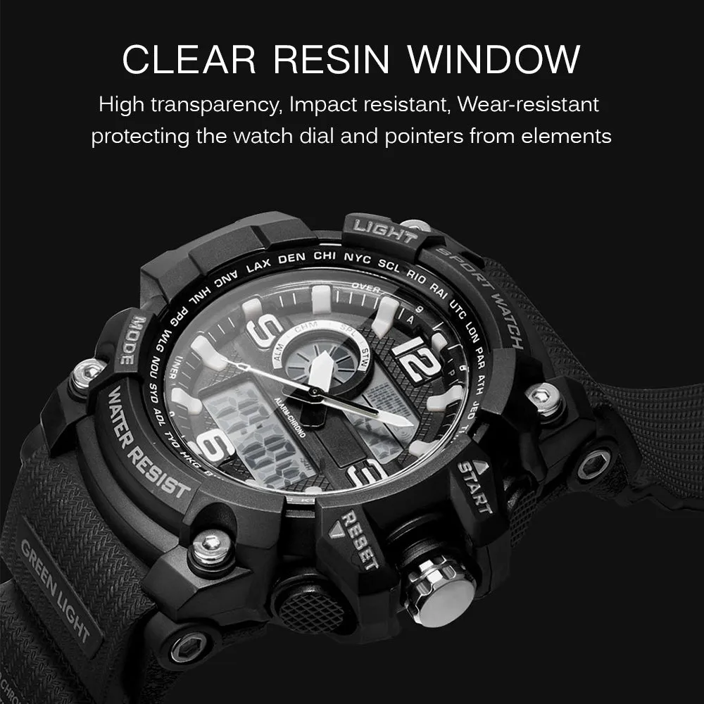 Men Digital Quartz Outdoor Sport Watch