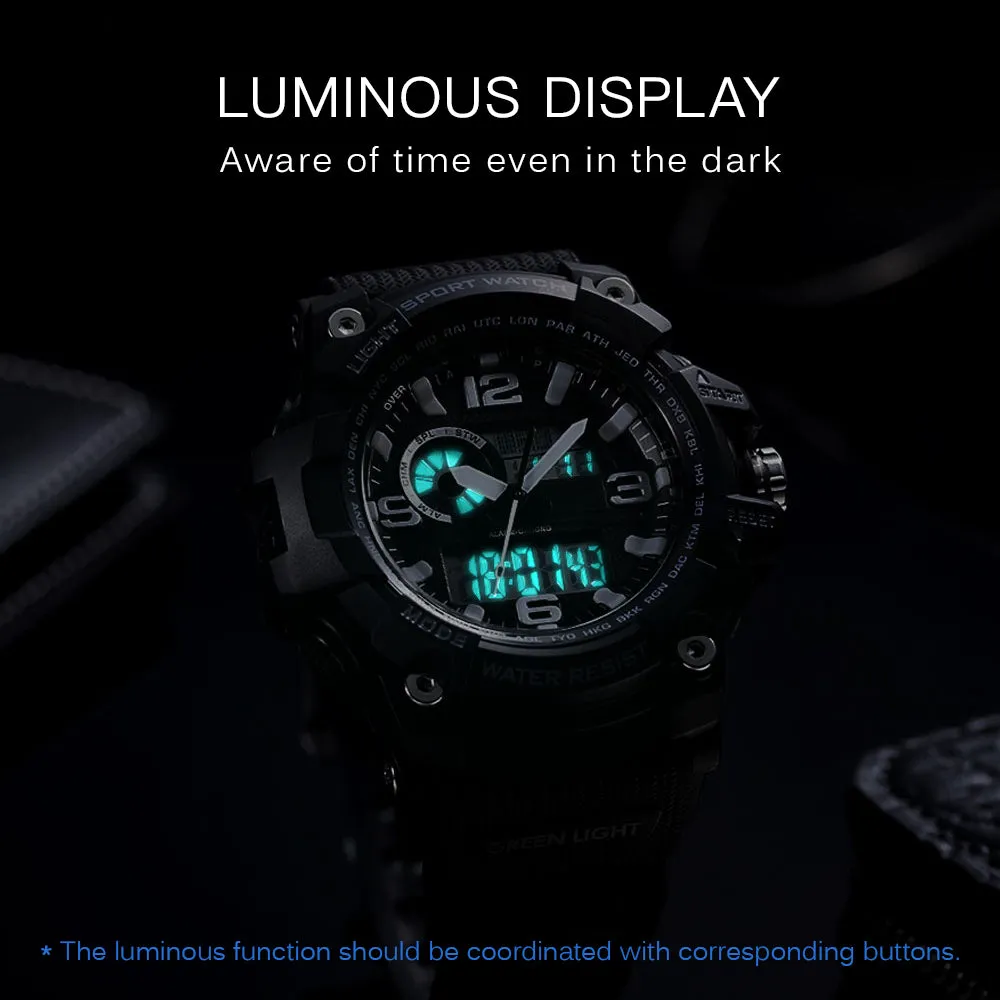 Men Digital Quartz Outdoor Sport Watch