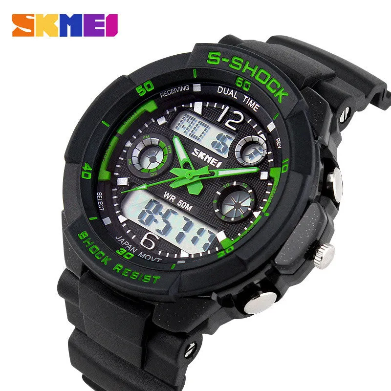 Men's Quartz Digital Watch Men Sports Watches SKMEI S Shock Relojes LED Military Waterproof Wristwatches