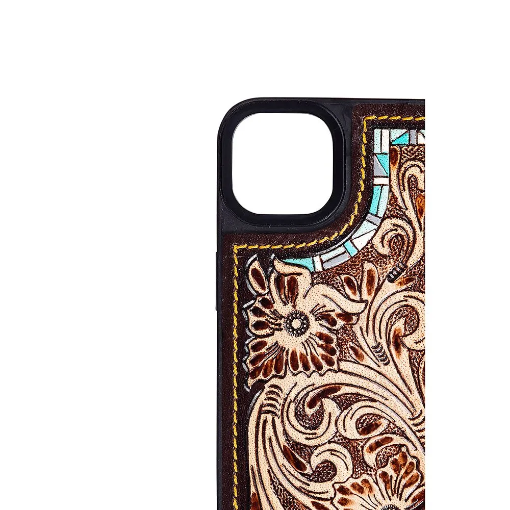 Mesa Spirit IPhone 13 Tooled Leather Phone Case