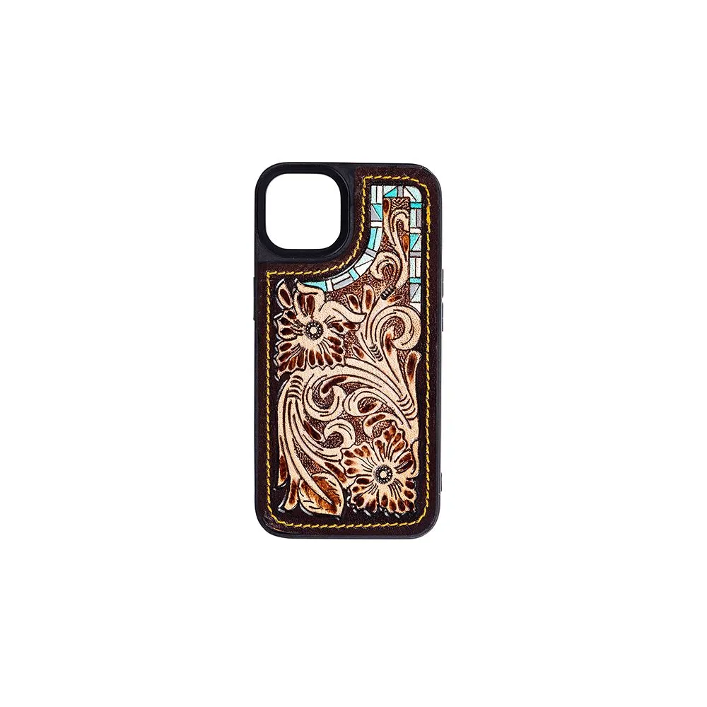 Mesa Spirit IPhone 13 Tooled Leather Phone Case