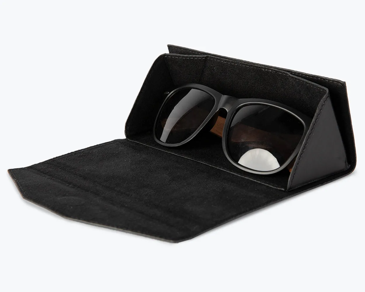 Metro Foldable Leather Glasses Case