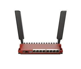 Mikrotik L009uigs-2Haxd-In Wireless Router Gigabit Ethernet Single-Band (2.4 Ghz) Red