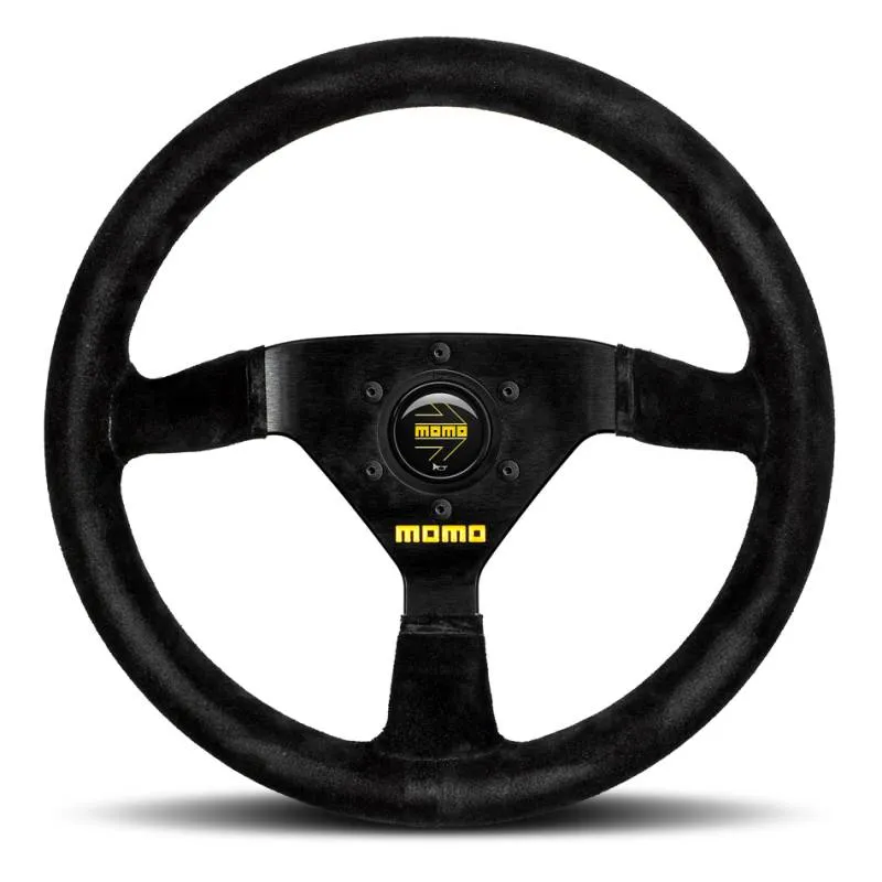 Momo MOD 69 Steering Wheel Black Suede