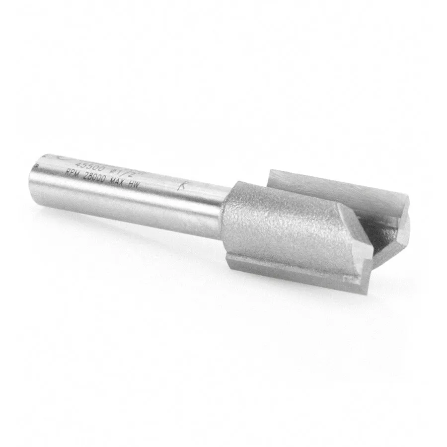 Mortising Straight Plunge Router Bit | 2 Flute | Various Dia x 3⁄4 x 1⁄4" Shank | 45500 | 738685855003