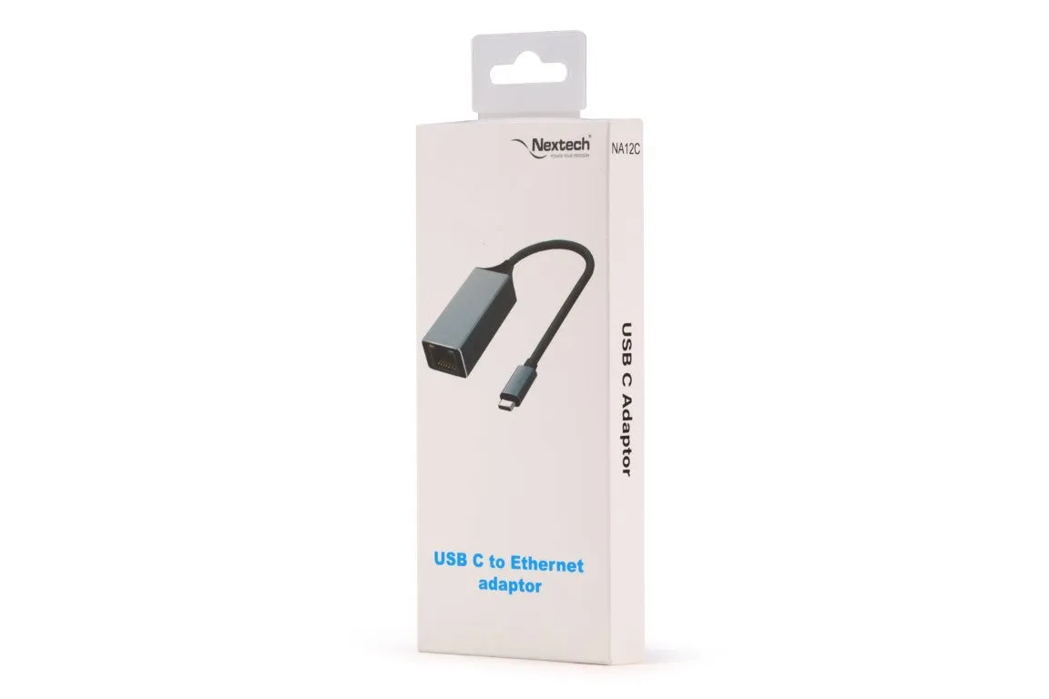 Nextech NA12C USB-C (M) To RJ45 USB 3.0 gigabit Adaptor