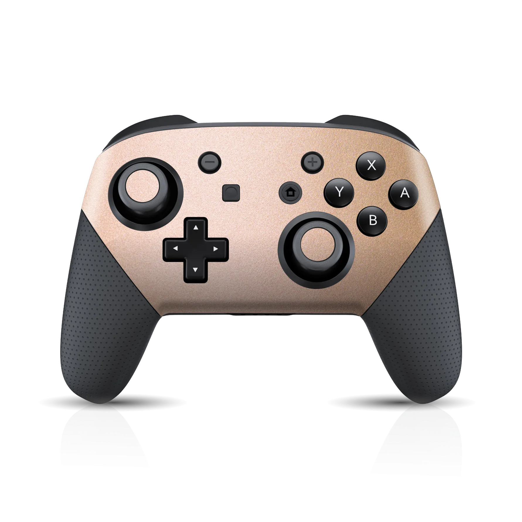 Nintendo Switch Pro CONTROLLER LUXURIA Rose Gold Metallic Skin