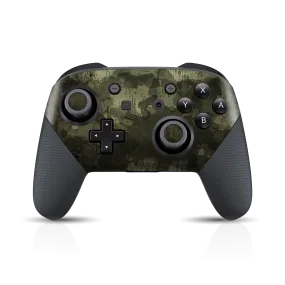 Nintendo Switch Pro CONTROLLER SIGNATURE MURAL CAMO Skin