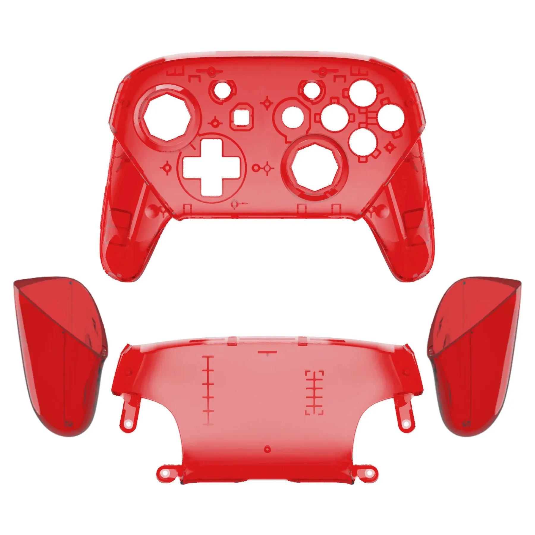 Octagonal Gated Nintendo Switch Pro Controller Shell and Grips - eXtremeRate