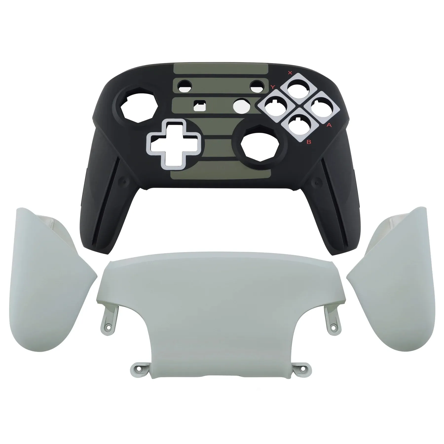 Octagonal Gated Nintendo Switch Pro Controller Shell and Grips - eXtremeRate