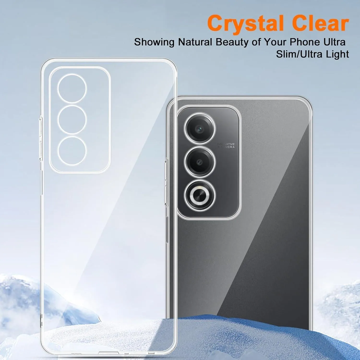 Oppo A80 Silicone Gel Ultra Slim Case Clear