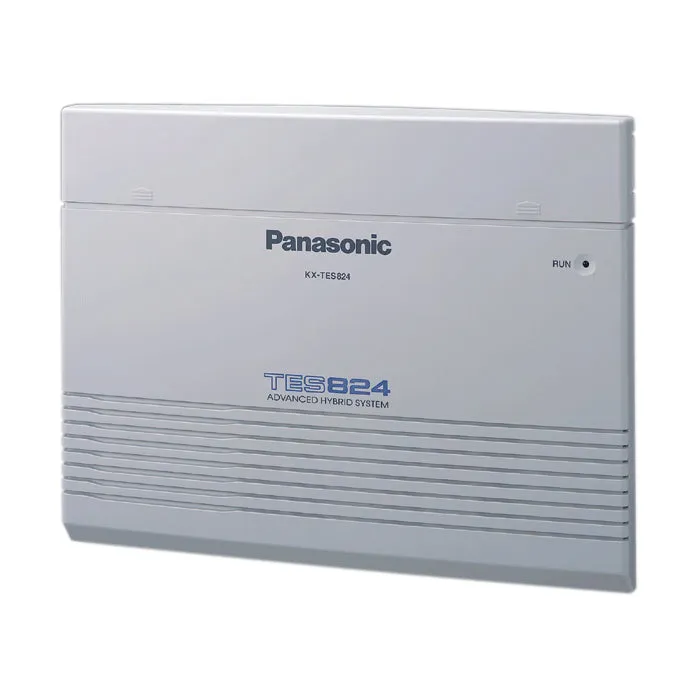 Panasonic KX-TES824 Advanced Hybrid PABX Telephone System with 8 CO lines and 24 Extensions Built-In Modem, Extension CLI, DISA / Message on Busy, for PC Programming