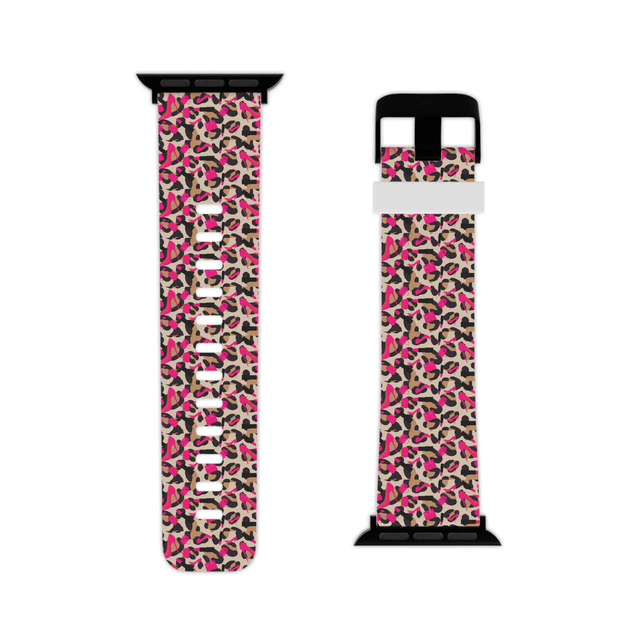 Pink Leopard Watch Band for Apple Watch