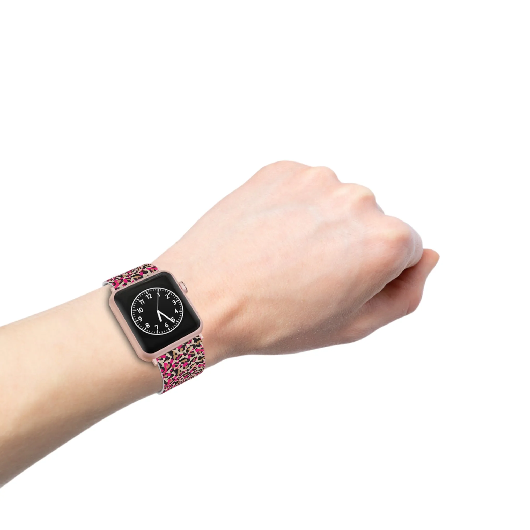 Pink Leopard Watch Band for Apple Watch