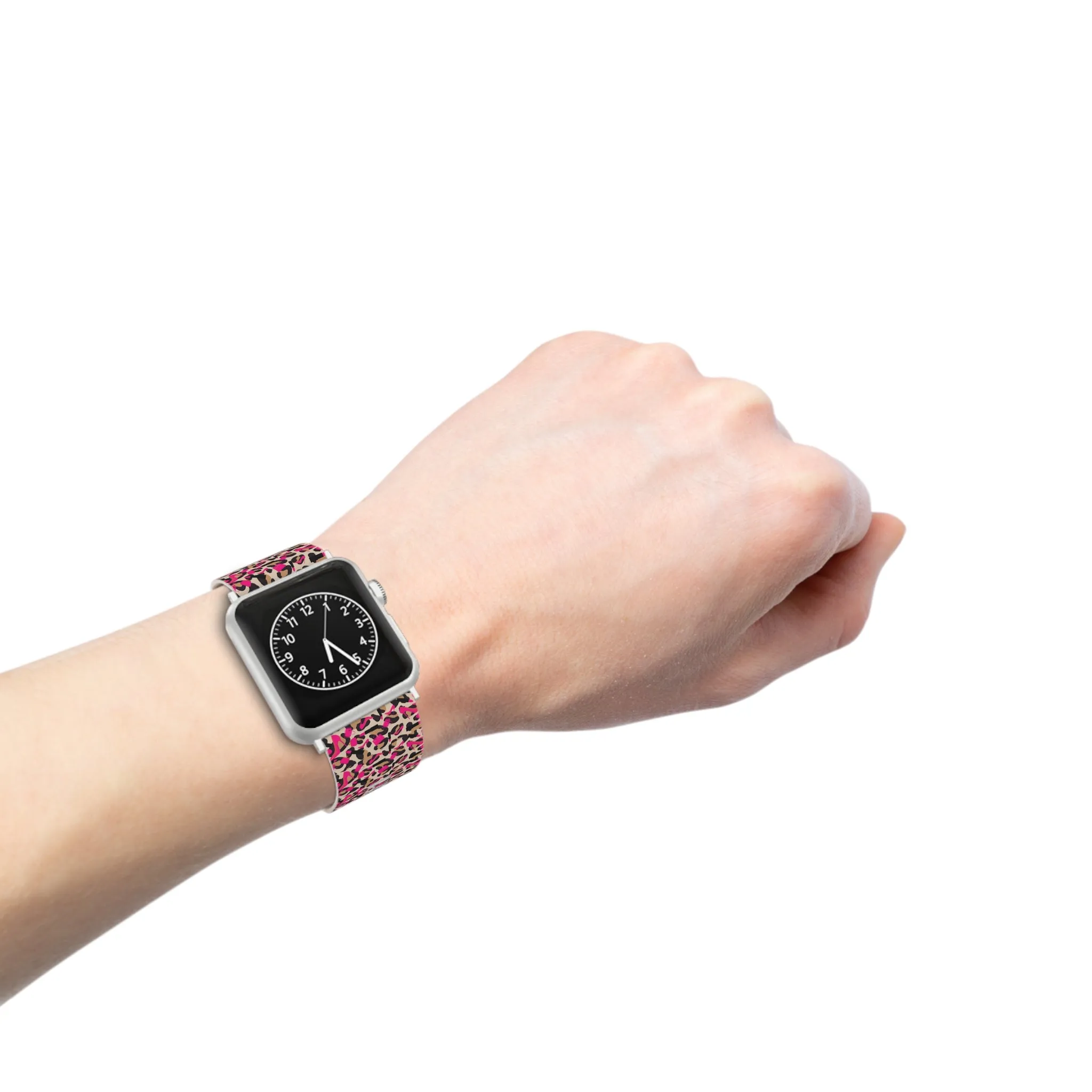 Pink Leopard Watch Band for Apple Watch