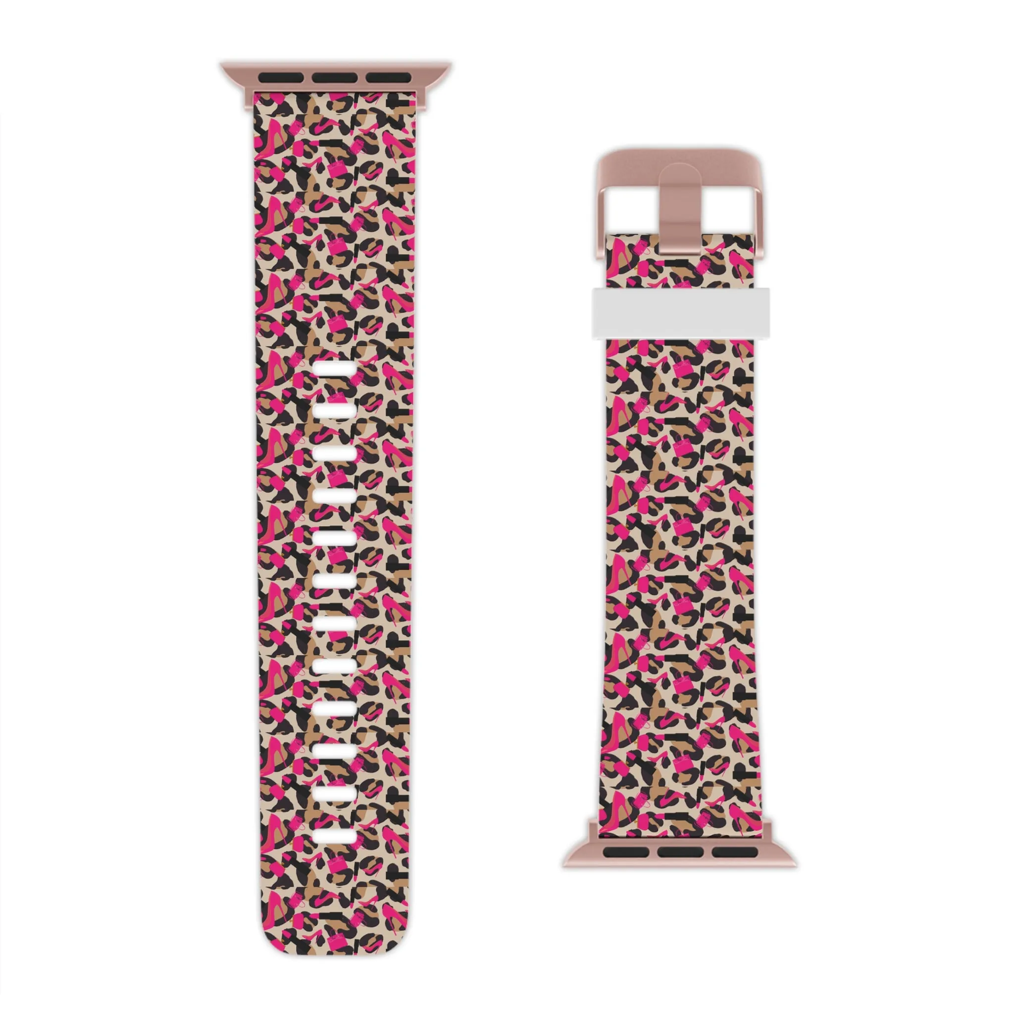 Pink Leopard Watch Band for Apple Watch