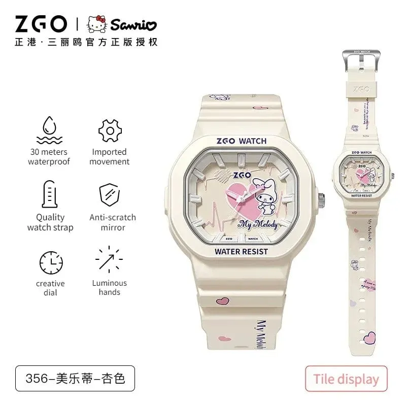 Pokemon Joint Zgo Sanrio Psyduck Charmander Waterproof Watch for Boys and Girls