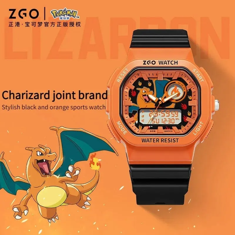 Pokemon Joint Zgo Sanrio Psyduck Charmander Waterproof Watch for Boys and Girls