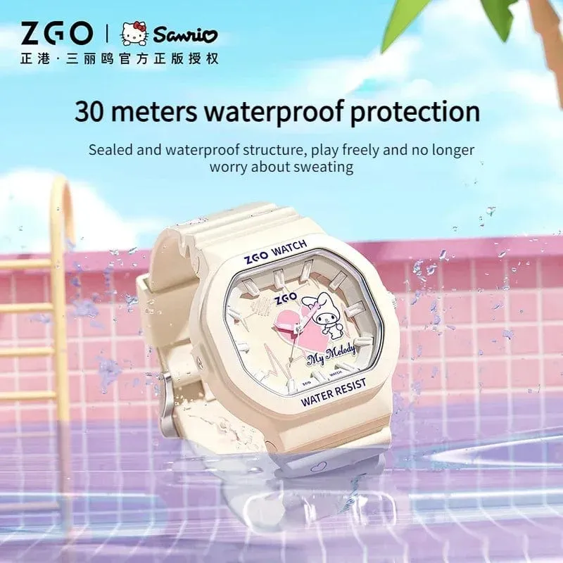 Pokemon Joint Zgo Sanrio Psyduck Charmander Waterproof Watch for Boys and Girls